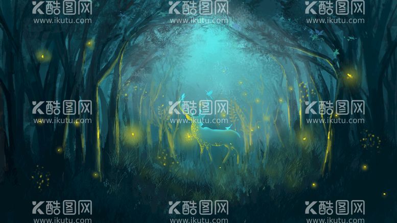 编号：51557111071705272235【酷图网】源文件下载-梦觉创意小清新动物