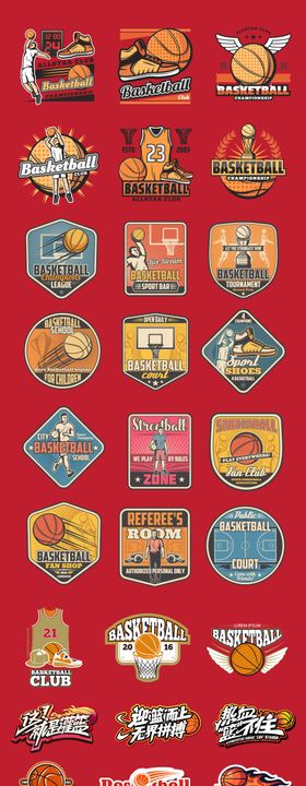 篮球贴纸