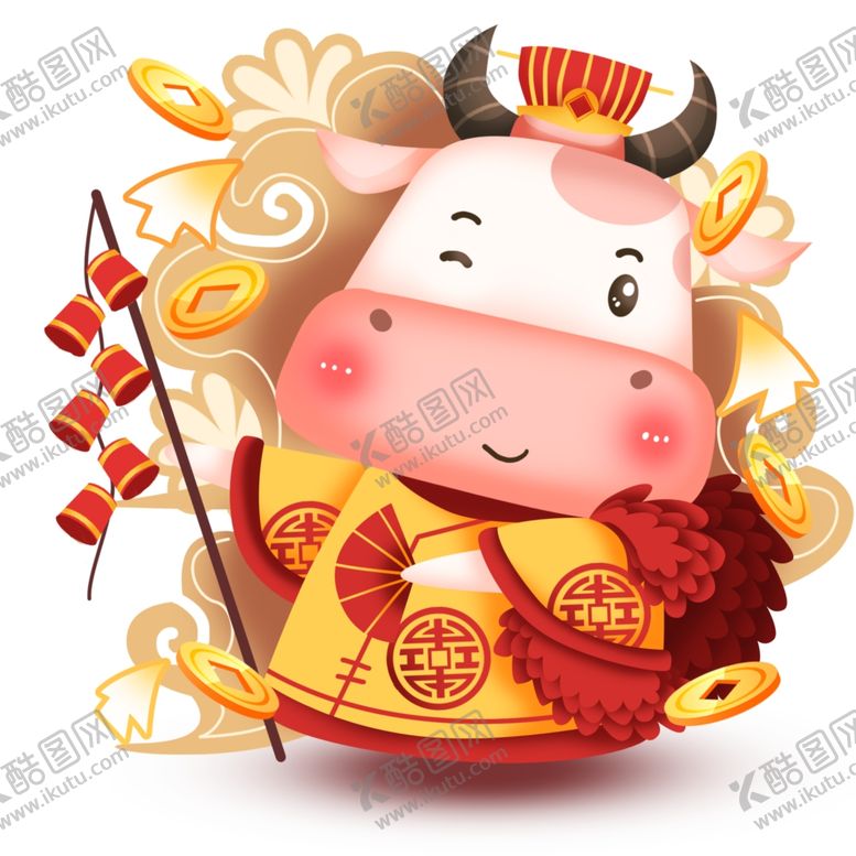 编号：85566307011744376577【酷图网】源文件下载-2021金牛送福牛年