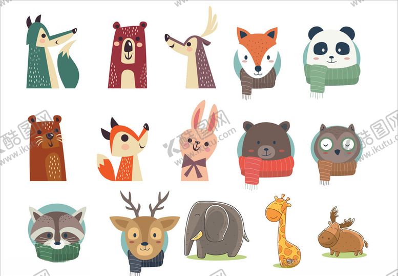 编号：57322409280953129898【酷图网】源文件下载-矢量动物