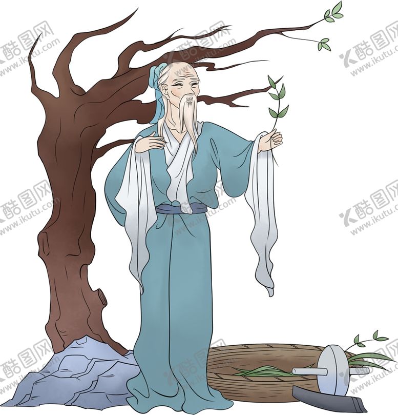 编号：10649402032344188897【酷图网】源文件下载-中医人物