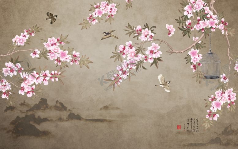 编号：12272709210137125177【酷图网】源文件下载-山水画