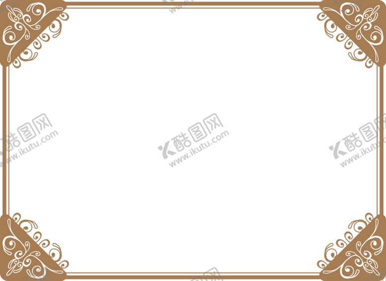 编号：39481301201443543037【酷图网】源文件下载-证书边框