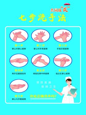 七步洗手法