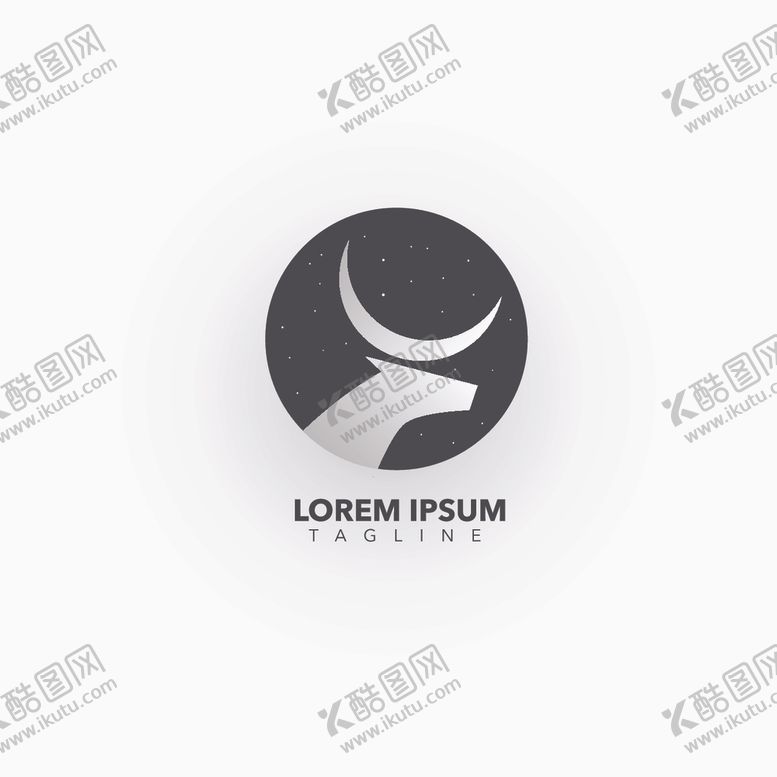 编号：41294607090414112867【酷图网】源文件下载-鹿头标志