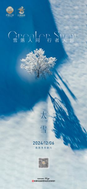 大雪节气品宣海报