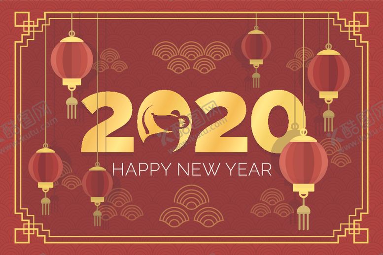 编号：95697810262244186422【酷图网】源文件下载-2020鼠年
