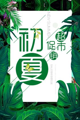 初夏超市促销