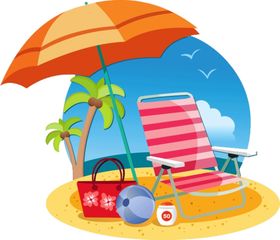 夏日沙滩