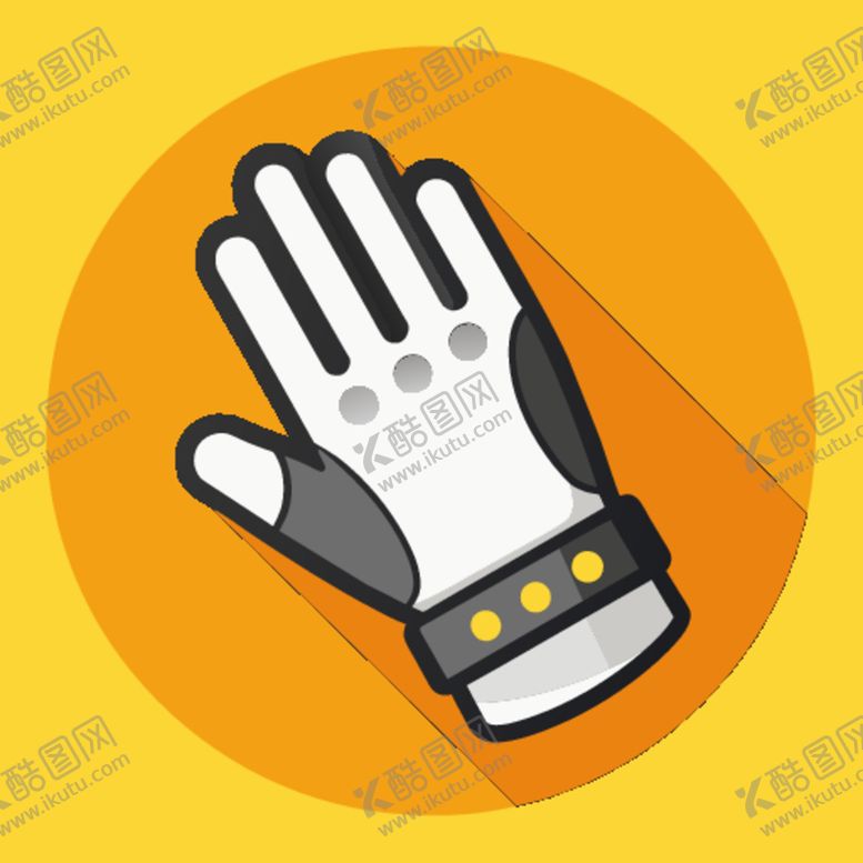 编号：86815302151956084787【酷图网】源文件下载-图标风格的击剑手套