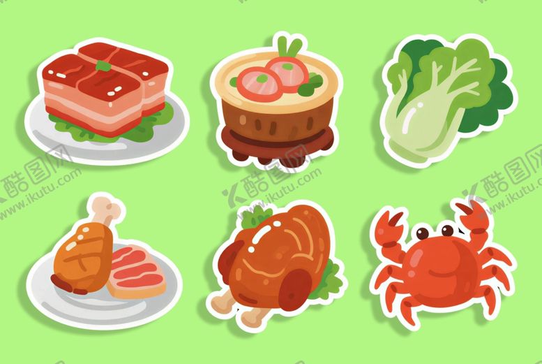 编号：63820604022106318287【酷图网】源文件下载-美食图案