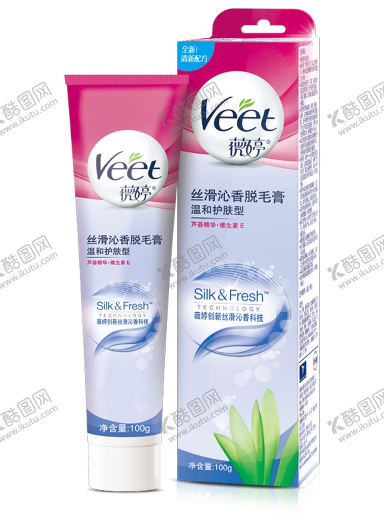 编号：42788309181305577689【酷图网】源文件下载-薇婷丝滑沁香脱毛膏温和护肤型