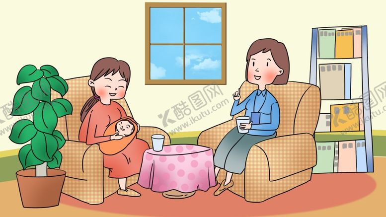 编号：27247004142040236784【酷图网】源文件下载-卡通创意人物配图插画