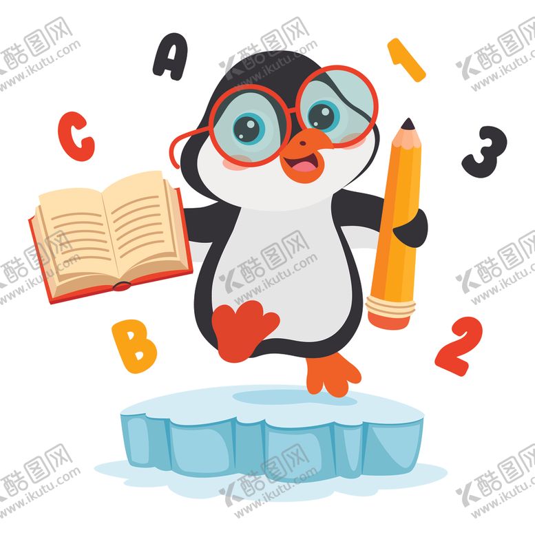 编号：45907001301629126658【酷图网】源文件下载-卡通企鹅