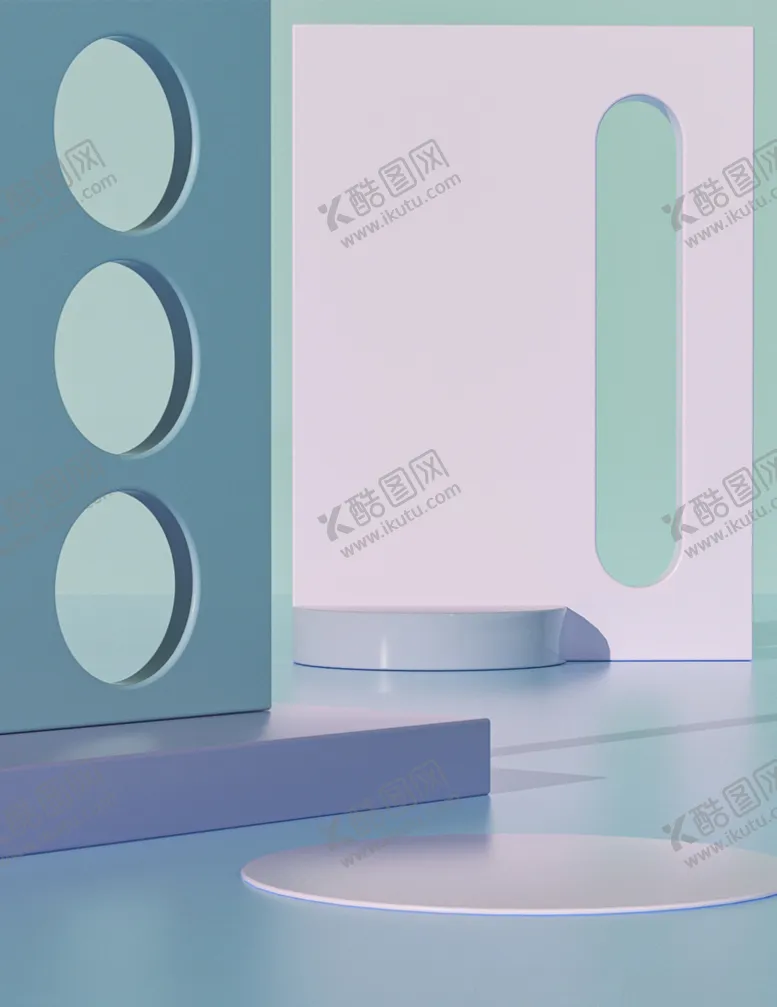 编号：65167504231018588185【酷图网】源文件下载-电商c4d立体小清新主图海报