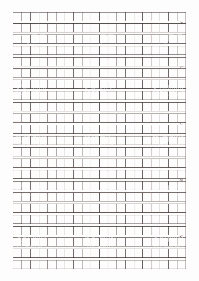 编号：09231610110411024065【酷图网】源文件下载-方格作文稿纸页