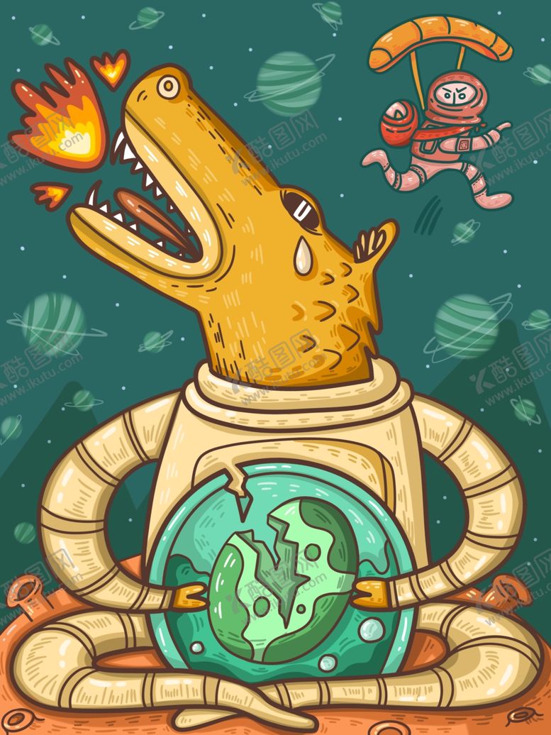 编号：97402210040517038740【酷图网】源文件下载-太空海报