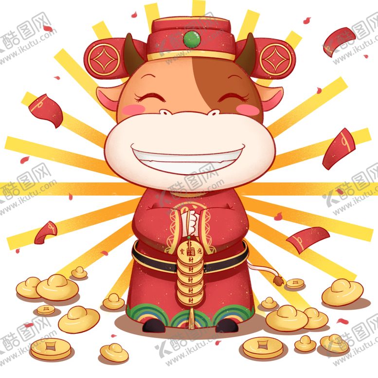 编号：24120004200632093653【酷图网】源文件下载-卡通牛