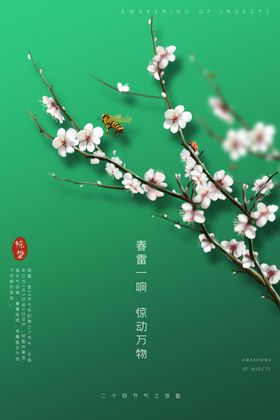 24节气 惊蛰 国潮风