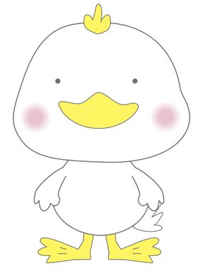 手绘动物素材鸡鳄鱼