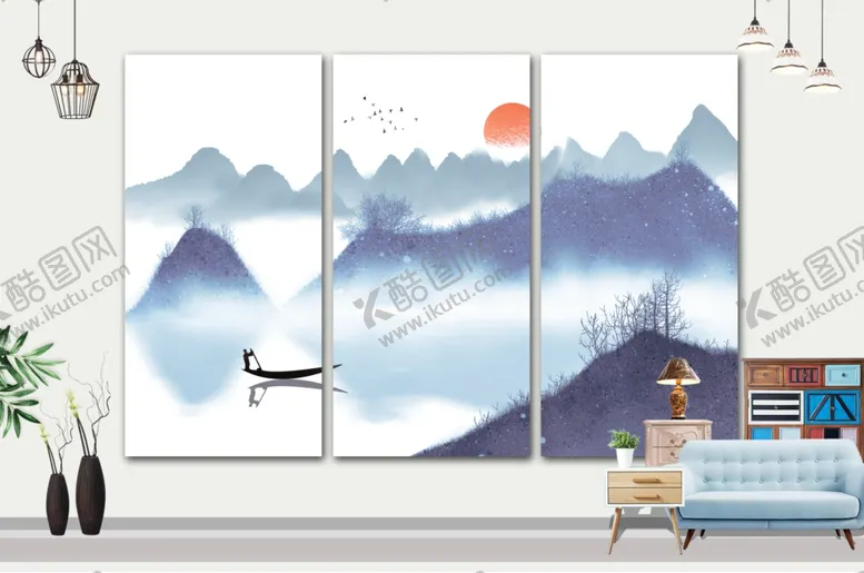编号：58804003260914074893【酷图网】源文件下载-山水画