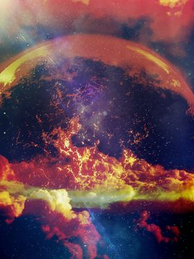 科技感世界大战背景