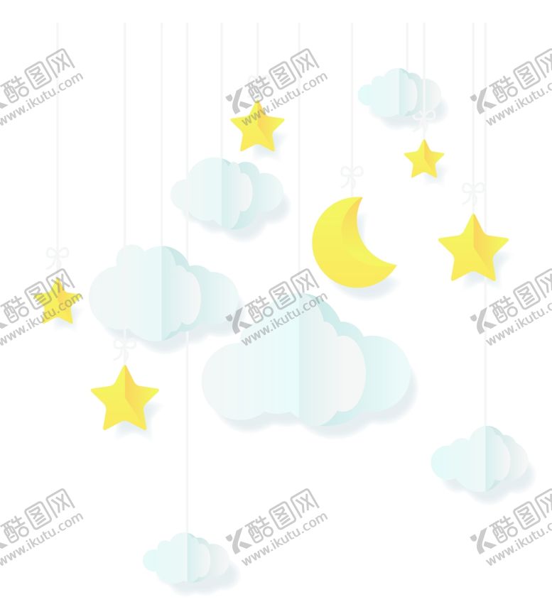 编号：26791609261721247046【酷图网】源文件下载-星星云装饰挂件