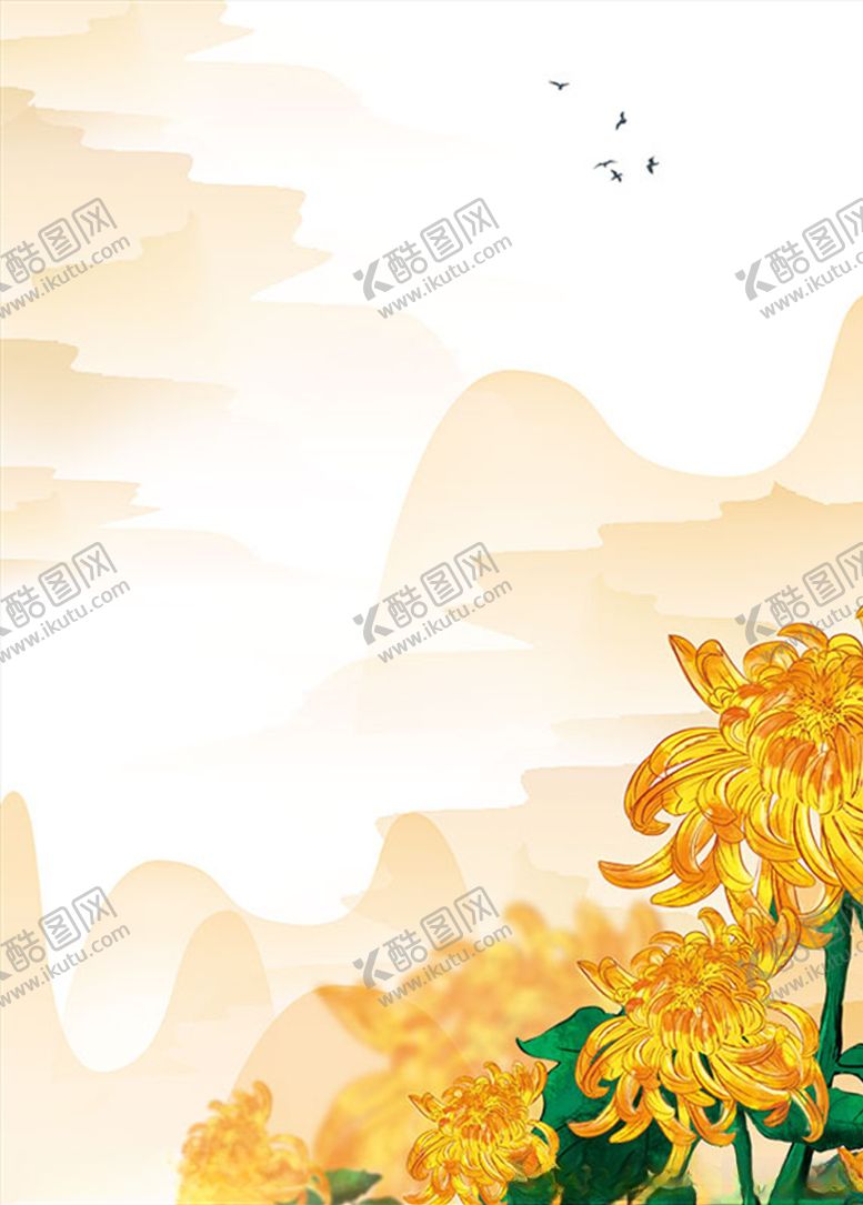 编号：56436204200149255066【酷图网】源文件下载-手绘菊花