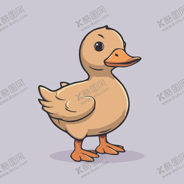 编号：48372801301237126544【酷图网】源文件下载-可爱小鸭矢量卡通画儿童插画