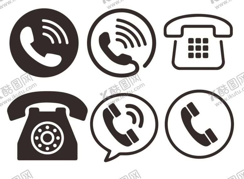 编号：02853710080017590936【酷图网】源文件下载-电话图标