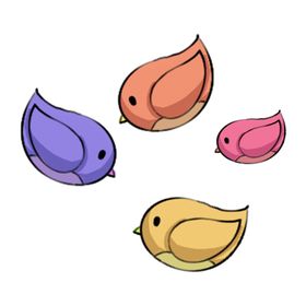 卡通鸟儿