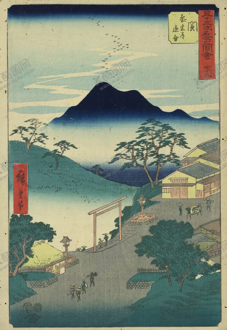 编号：28495810280557321729【酷图网】源文件下载-日本风景浮世绘