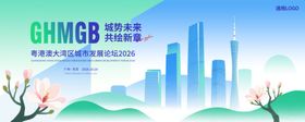 大湾区城市发展峰会论坛主视觉