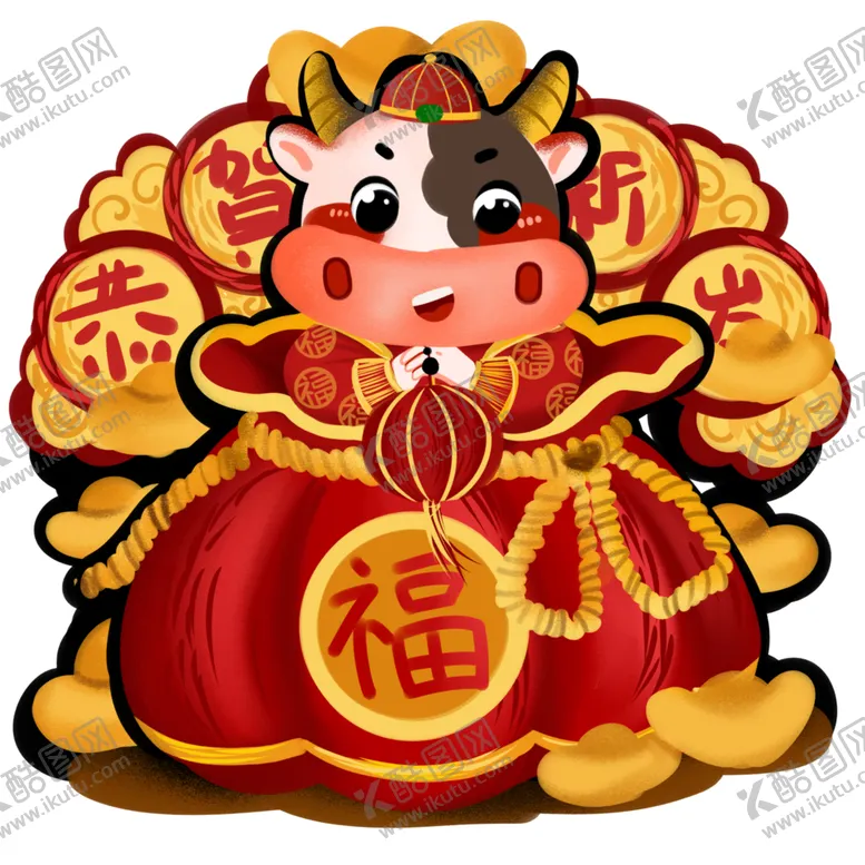 编号：60302404221748488083【酷图网】源文件下载-卡通牛形象