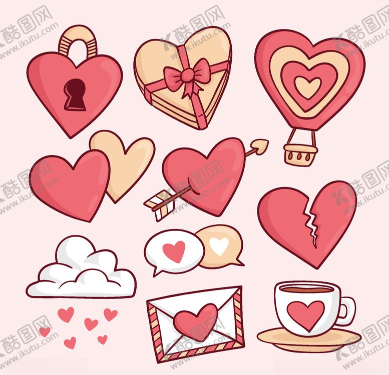 编号：69233110310233158003【酷图网】源文件下载-爱心