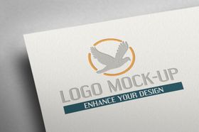 logo贴图样机vi高档标志