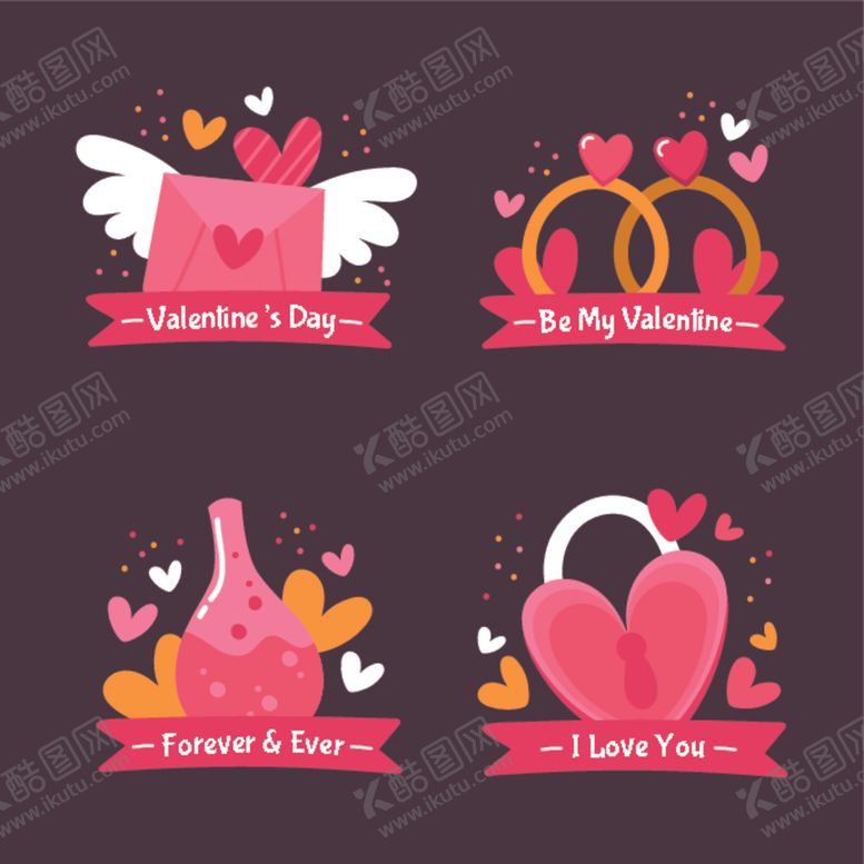 编号：76732410041721101330【酷图网】源文件下载-情人节素材