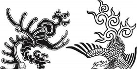 龙凤祥云纹