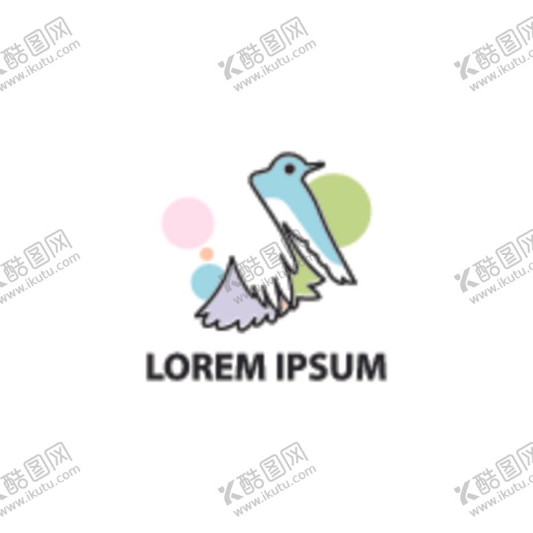 编号：32257910200200395325【酷图网】源文件下载-禽类LOGO标志