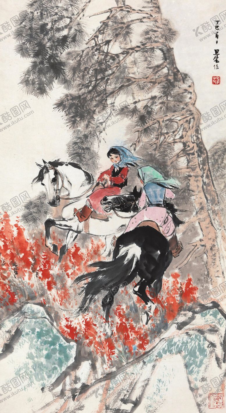 编号：74623606282005531253【酷图网】源文件下载-刘旦宅国画中国画传统画