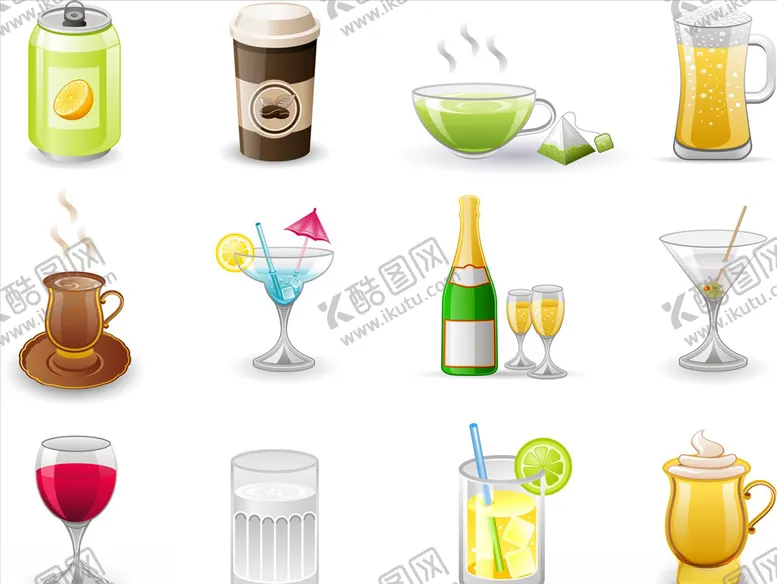 编号：90408809181436475980【酷图网】源文件下载-果汁饮料杯子设计