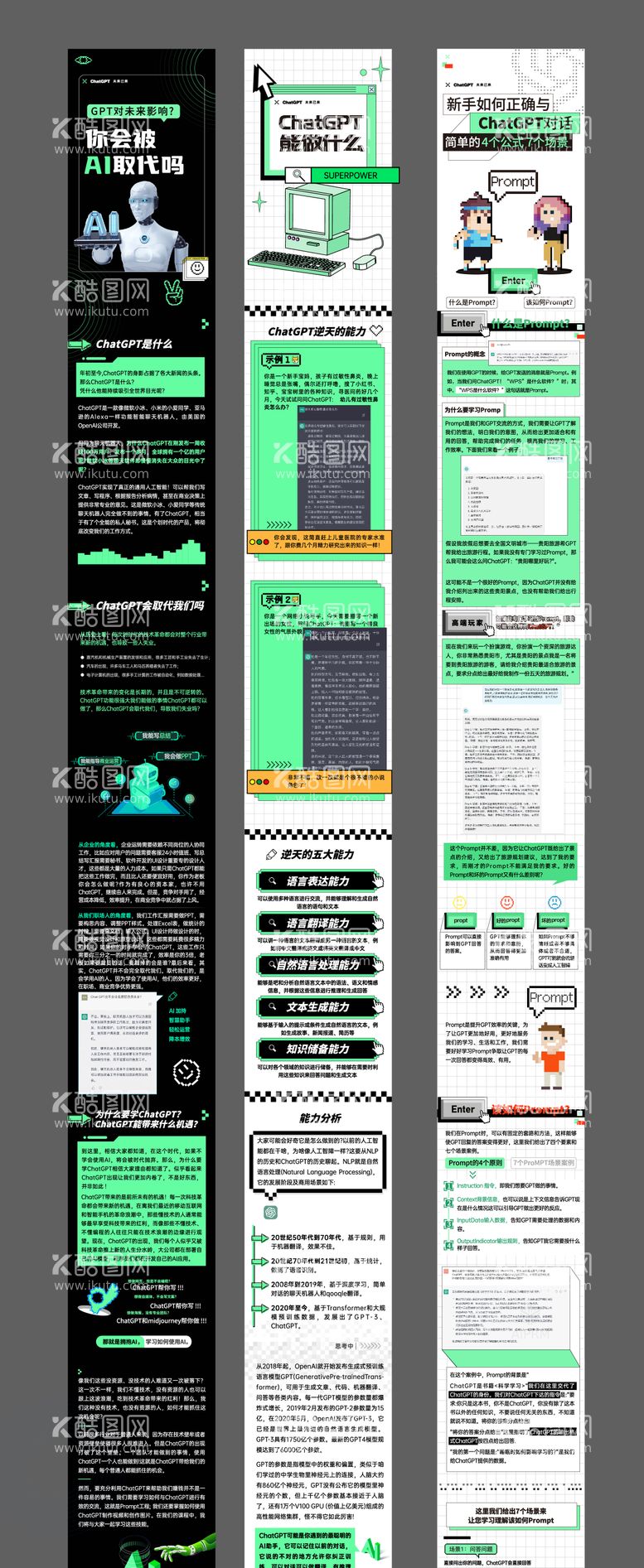 编号：35756211240256427713【酷图网】源文件下载-ChatGPT宣传海报长图