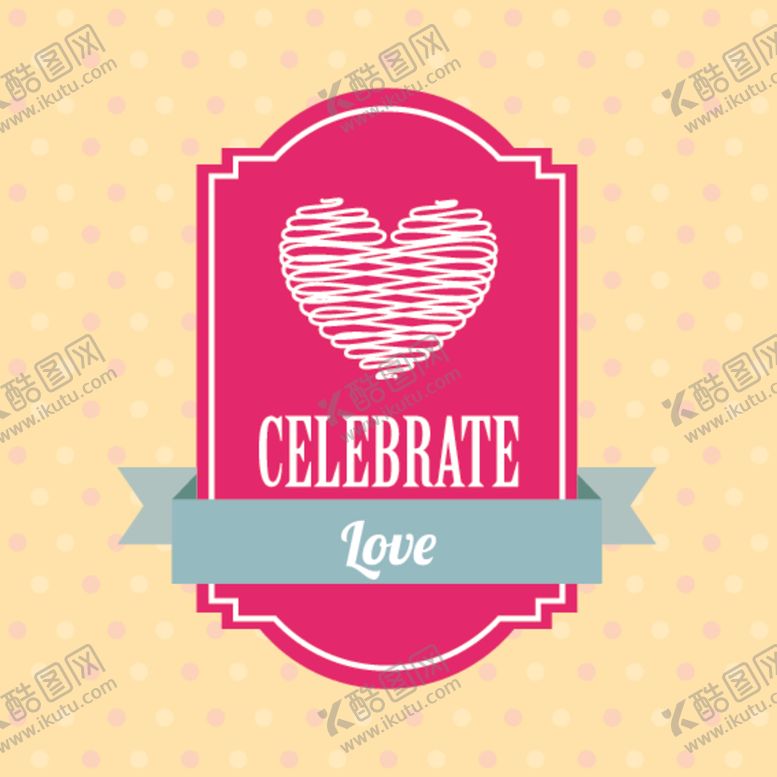 编号：62228510310049541795【酷图网】源文件下载-情侣卡通小人心形设计背景爱心