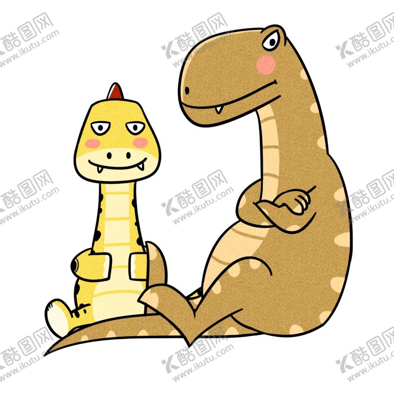 编号：25434109232216526321【酷图网】源文件下载-卡通恐龙