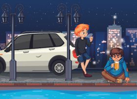 卡通青少年