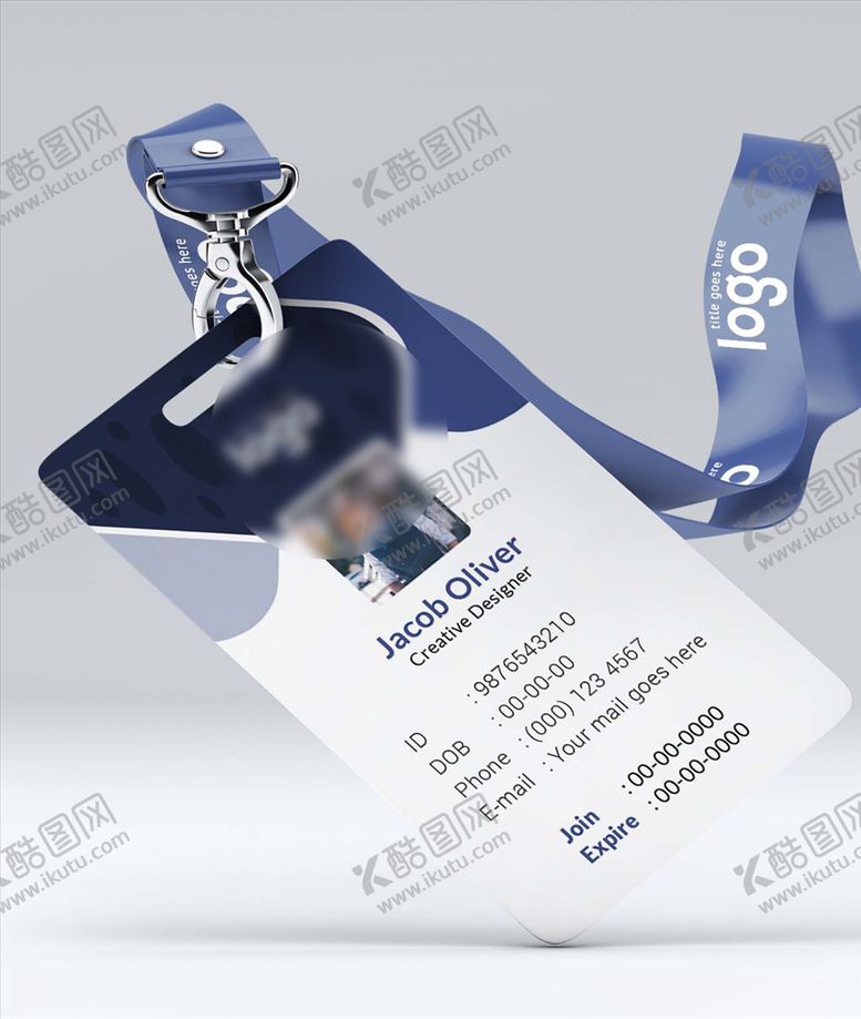 编号：44038705140033389793【酷图网】源文件下载-工作证模板工牌矢量
