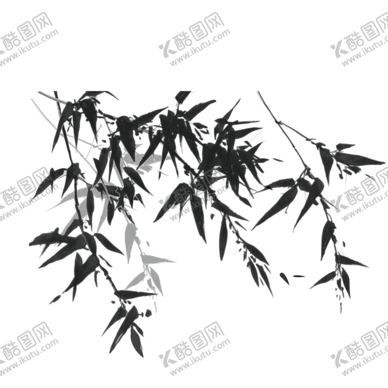 编号：43211910090747363261【酷图网】源文件下载-水墨竹子