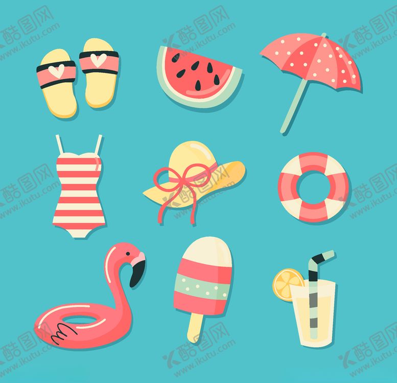 编号：23761709221021246307【酷图网】源文件下载-夏日元素