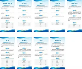 九大学科基础学科