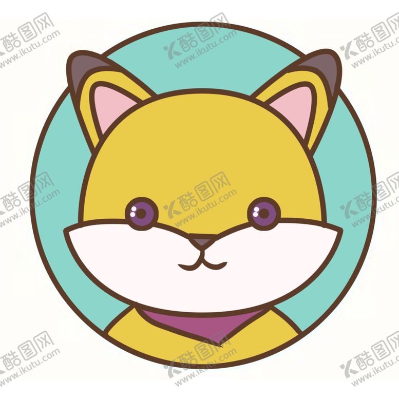 编号：68849509250317474929【酷图网】源文件下载-小狐狸卡通头像